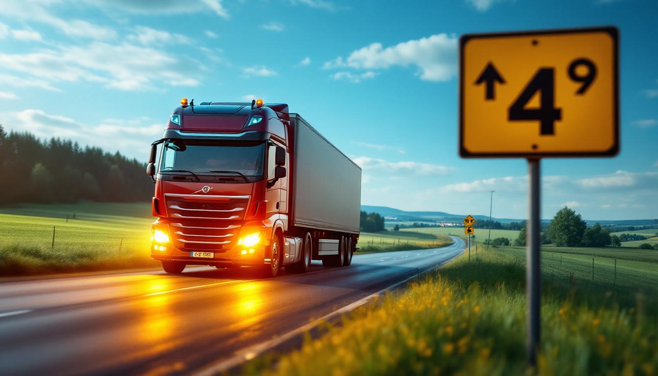 LKW Geschwindigkeitsüberschreitung