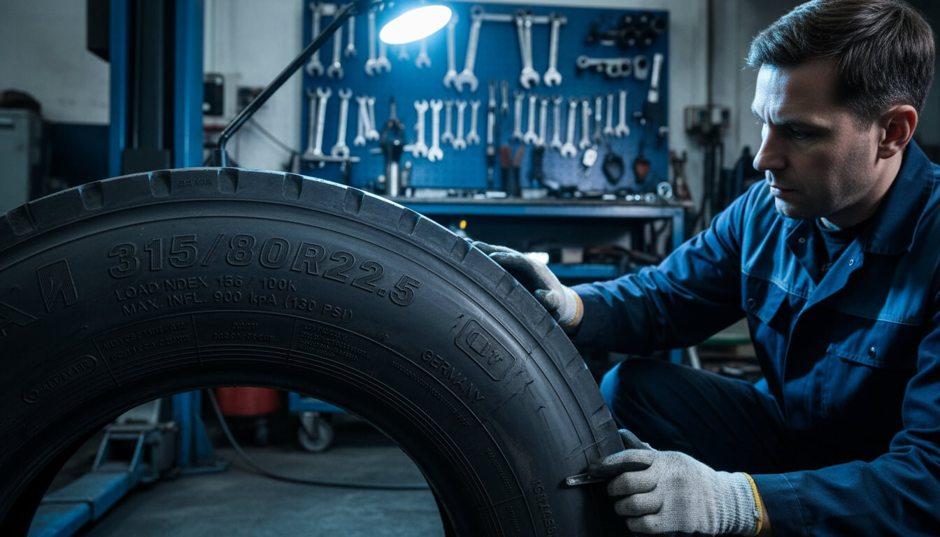 LKW Reifenkennzeichnung